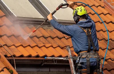 Démoussage et hydrofuge de toiture à Lespourcy
